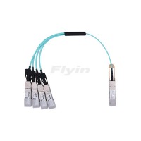 100G QSFP28 轉(zhuǎn) 4個25G SFP28 AOC有源光纜 OM3