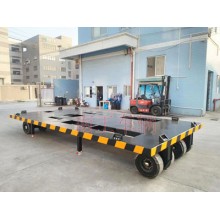 10.5噸牽引箱變平板拖車（預(yù)制方艙工具拖車）