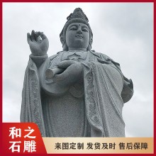 石雕三十三觀音佛像 青石關(guān)公韋陀菩薩 寺廟石雕觀音像佛像漢白玉惠安