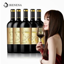 IRENENA紅酒溫碧霞自創(chuàng)品牌進(jìn)口法國葡萄酒海潮歌慕干紅750ml